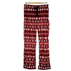 Basic Resources Women’s  Red Sleepwear Loungewear Pants Christmas Size M